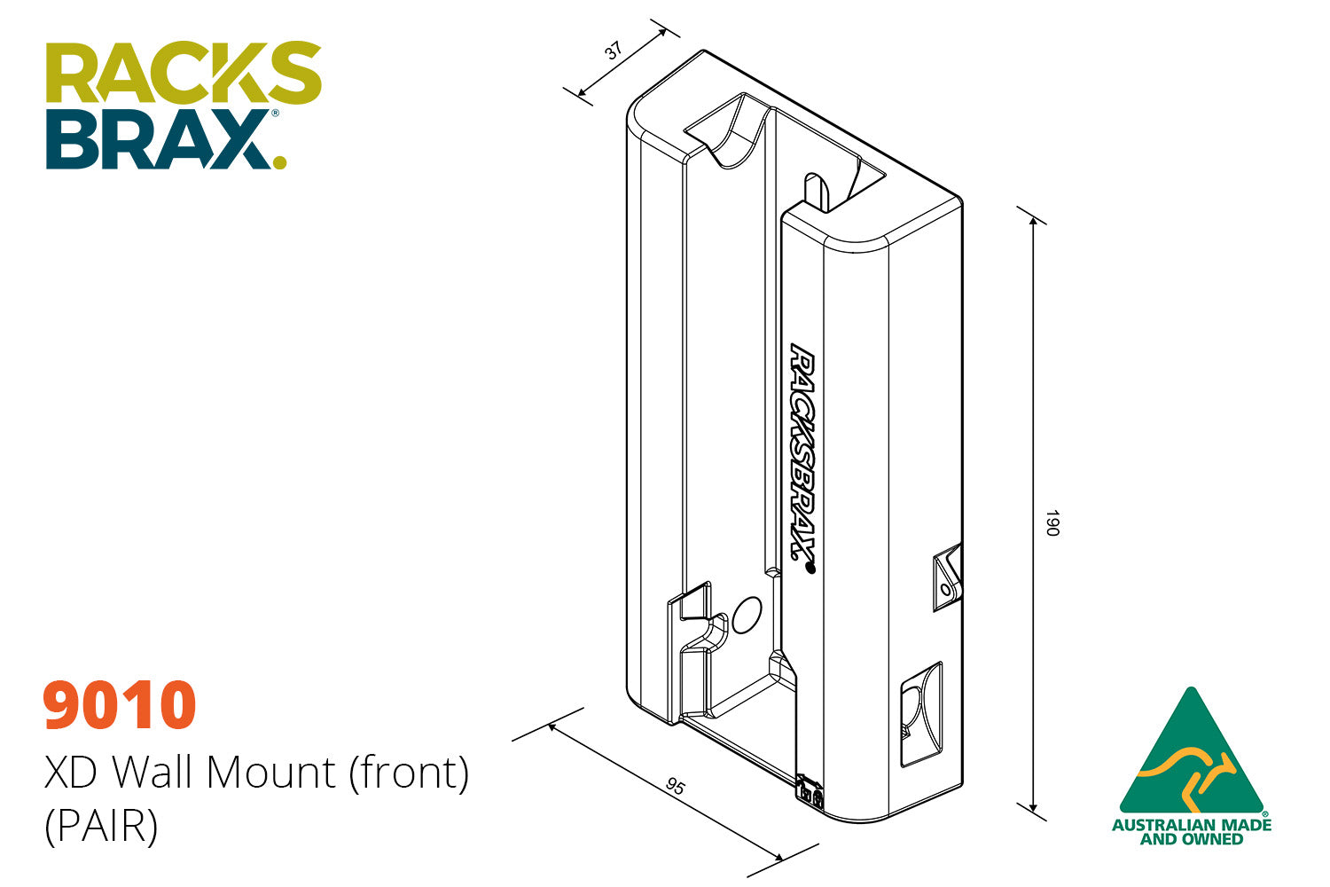 RacksBrax XD WALL MOUNT