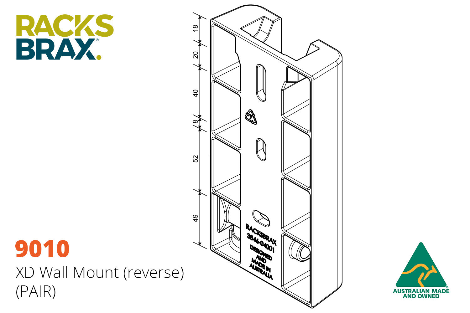 RacksBrax XD WALL MOUNT