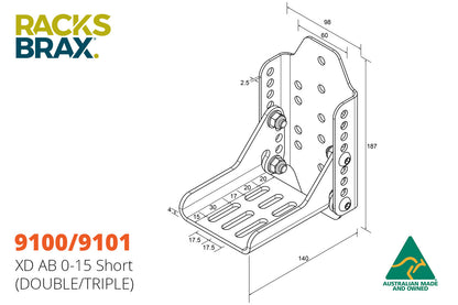 RacksBrax XD ADJUSTABLE BRACKETS