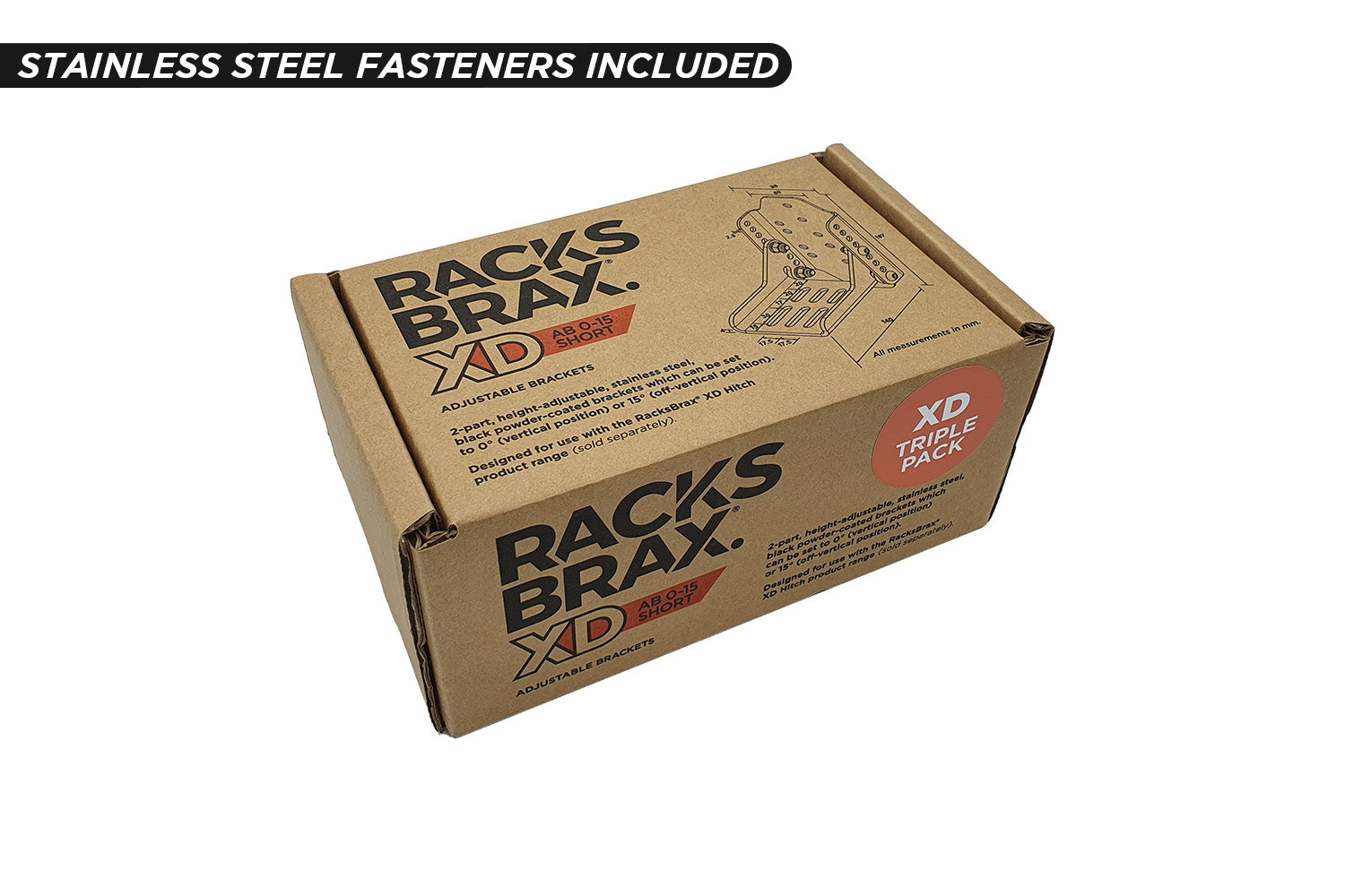 RacksBrax XD ADJUSTABLE BRACKETS