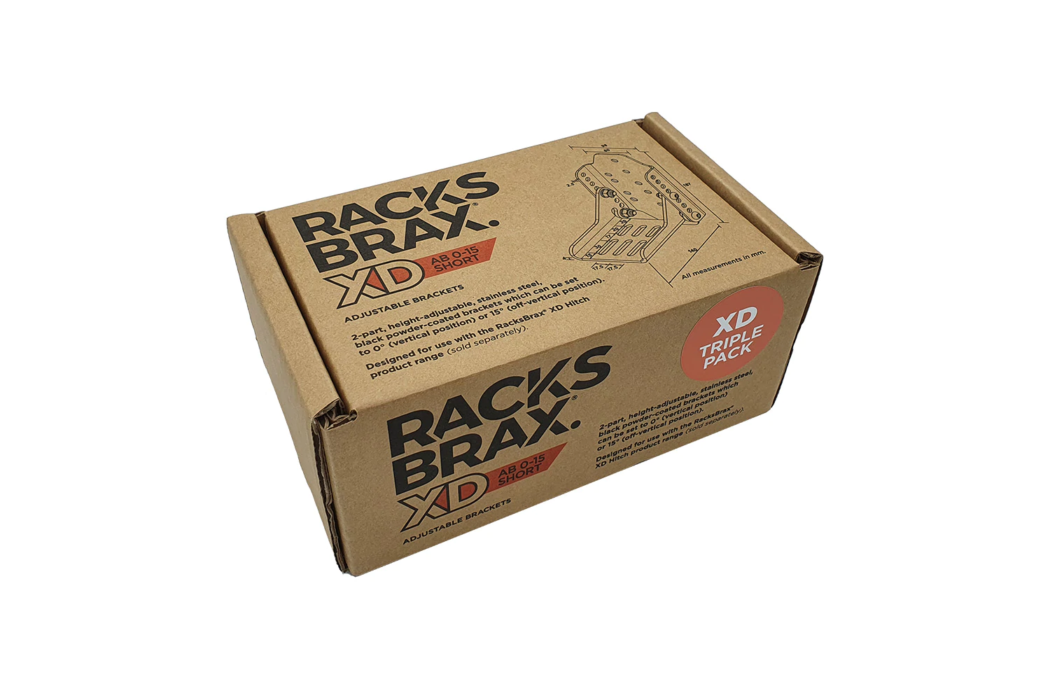 RacksBrax XD ADJUSTABLE BRACKETS