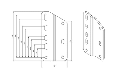 RacksBrax XD MULTI-AWN ADAPTOR