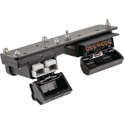 OEX Mounting Plate for 7 Pin Flat Trailer Socket and 50A Anderson Plug Connector