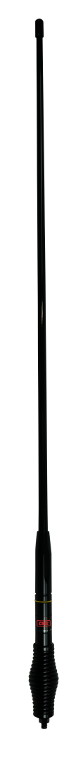 GME 1040mm Fibreglass Radome Antenna, AS001B Spring (AM/FM) - Black