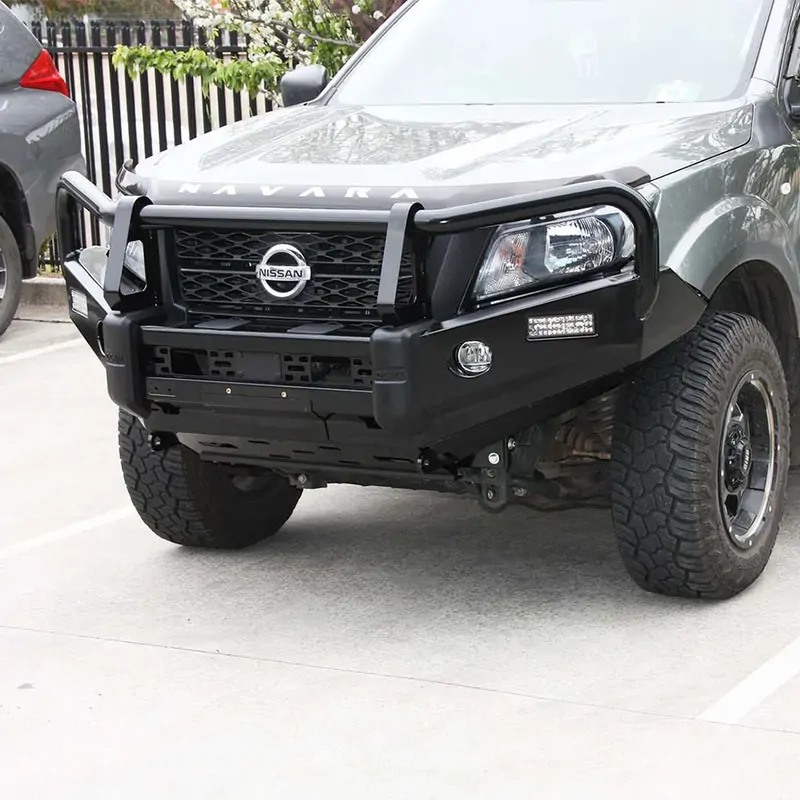 OCAM Deluxe Steel Bull Bar for Nissan Navara NP300 03/2021+, Winch Compatible