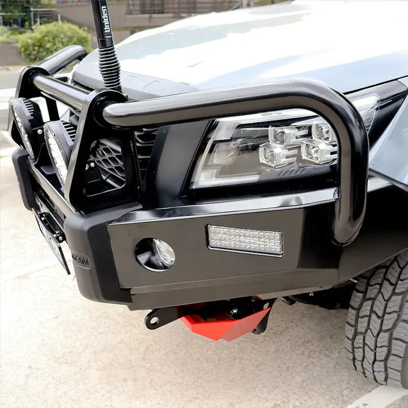 OCAM Deluxe Steel Bull Bar for Nissan Navara NP300 03/2021+, Winch Compatible