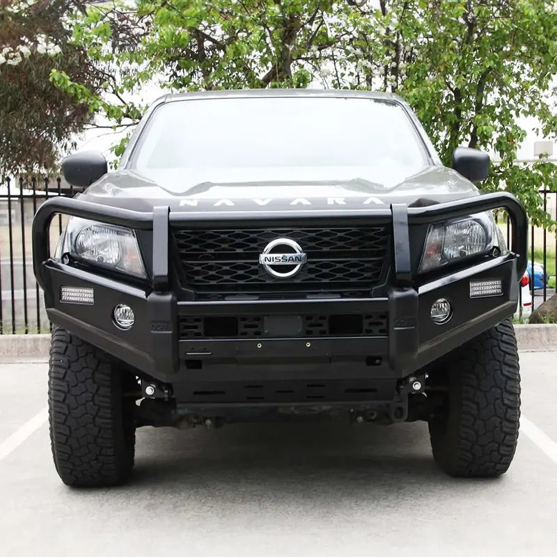 OCAM Deluxe Steel Bull Bar for Nissan Navara NP300 03/2021+, Winch Compatible