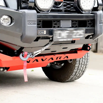 OCAM Deluxe Steel Bull Bar for Nissan Navara NP300 03/2021+, Winch Compatible