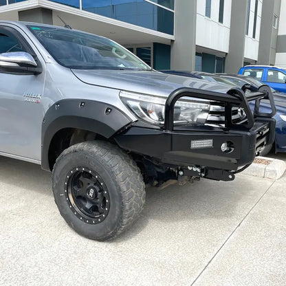 OCAM Deluxe Steel Bull Bar For Toyota Hilux N80 2015-09/2018, Winch Compatible