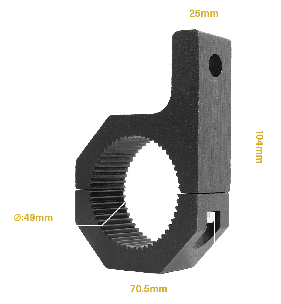 Onyx Onyx Mounting Brackets 79mm D Shaped