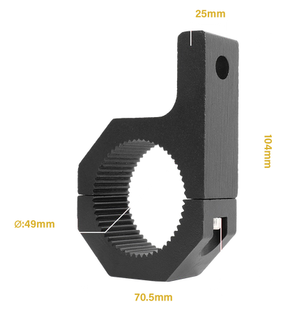 Onyx Onyx Mounting Brackets 79mm D Shaped