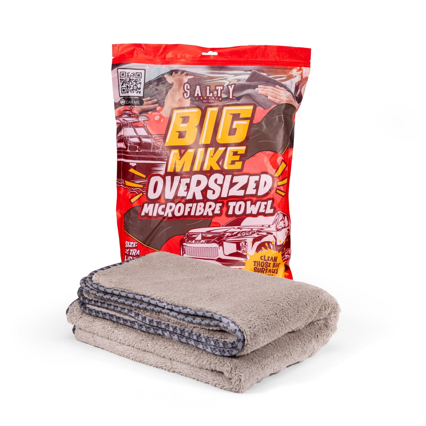 Salty Captain Big Mike - XL Premium Microfiber Towel