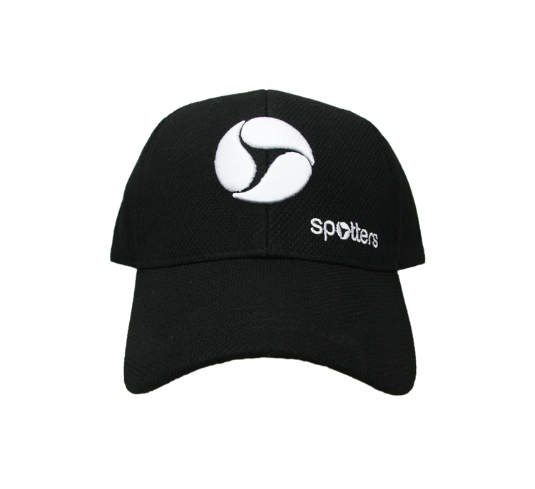 Spotters Black Baseball Cap