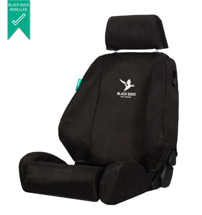 Ford Ranger (2022-2025) XLT MY22 New Generation onwards Black Duck® SeatCovers - FR222ABC FR22ABCDR FR227 FR22CON