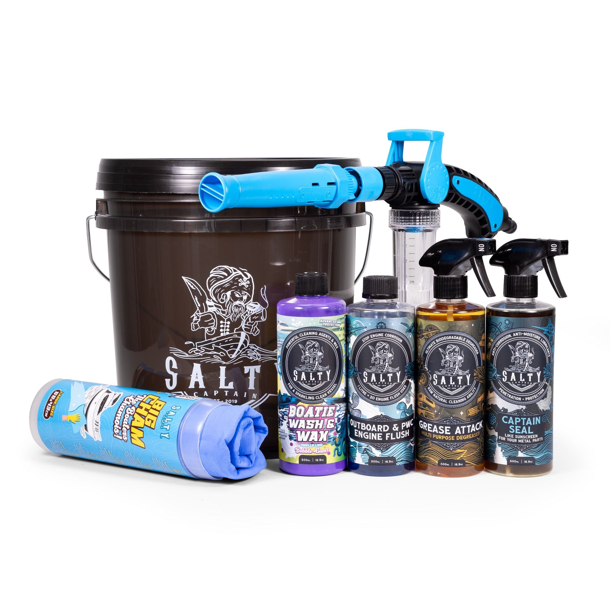 Salty Captain Boatie Bucket Bundle