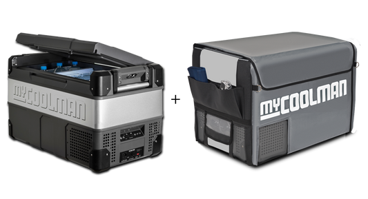 MyCoolman 'The Explorer' 53 Litre Dual Zone Fridge + Insulated Cover