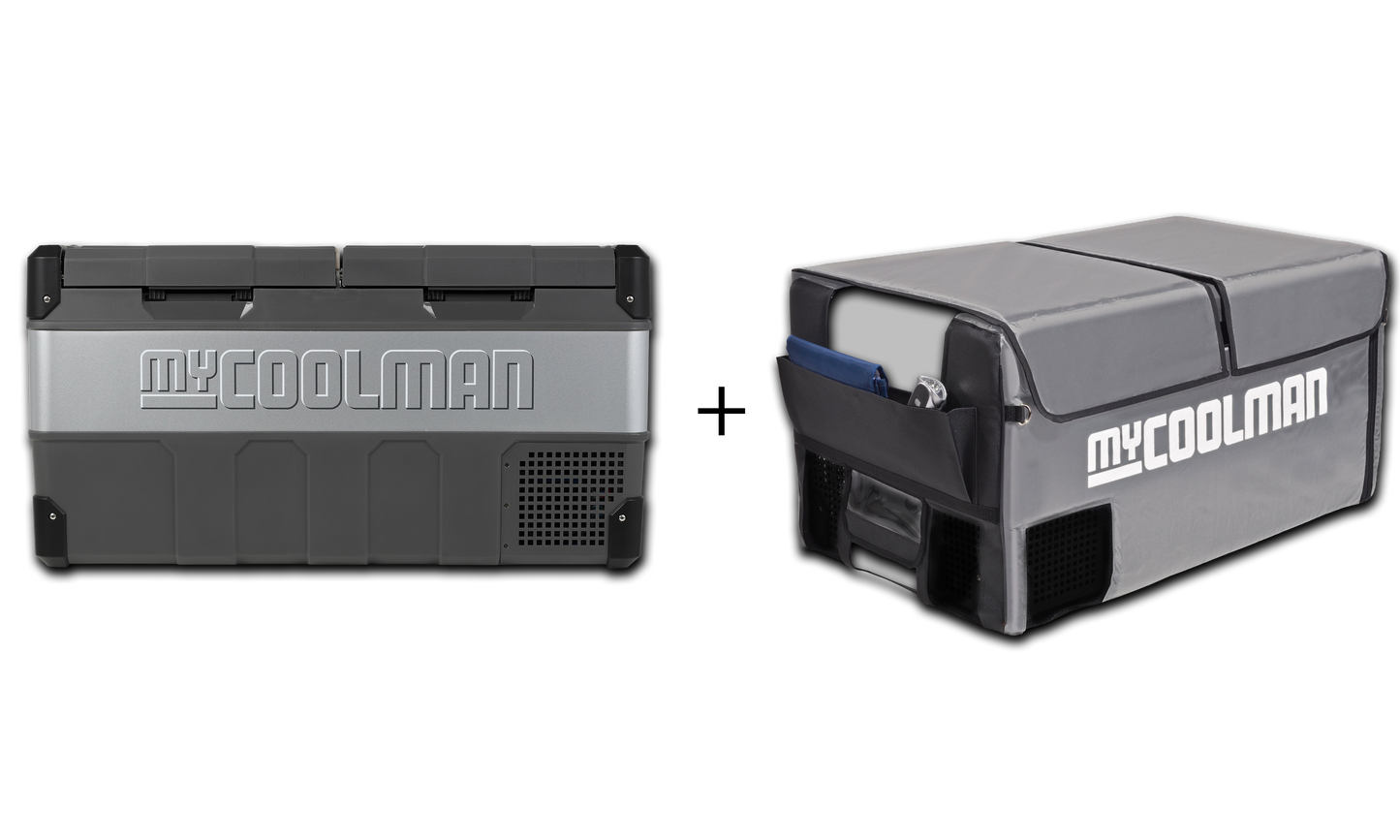 MyCoolman 'The Adventurer' 85 Litre Dual Zone Fridge + Insulated Cover