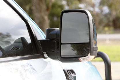Clearview Towing Mirrors [Next Gen, Pair, Heat, Camera, Power-Fold, BSM, Indicators, Electric, Black] - Toyota LandCruiser 200 Series Sep 2015 - 2021, Lexus LX 570 Sep 2015 - 2021