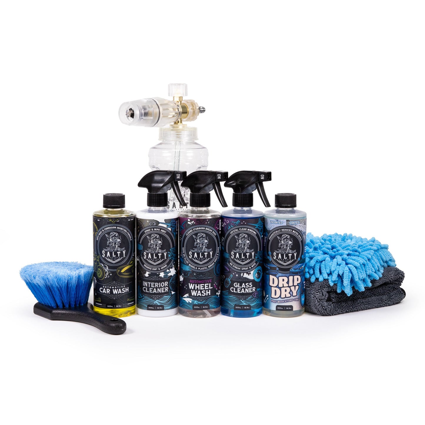 Salty Captain CAR ESSENTIAL CLEANING KIT (FOAM CANNON)