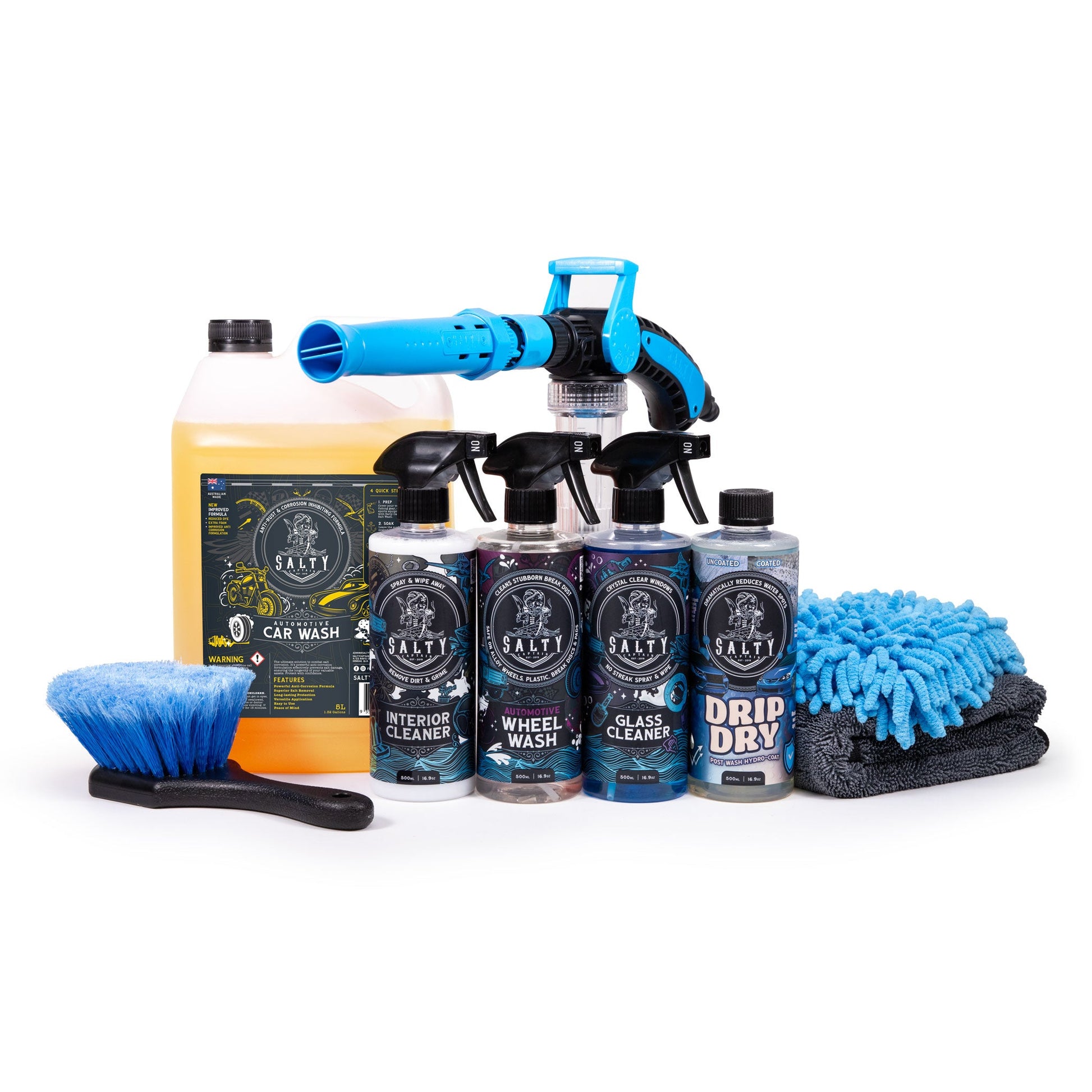 Salty Captain CAR ESSENTIAL CLEANING KIT (MUSKET)