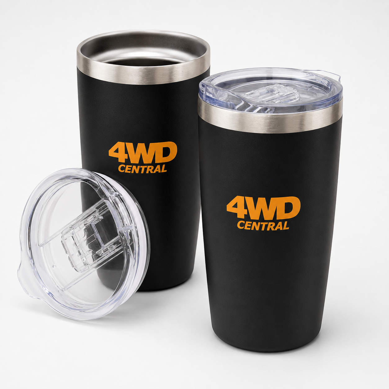4WD Central 600 mL Vacuum Insulated Cup - Black