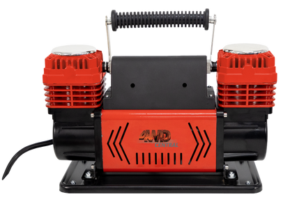 4WD Central Dual Piston Air Compressor | 300L/min | 12v | 2.5m power cord | 8m air hose