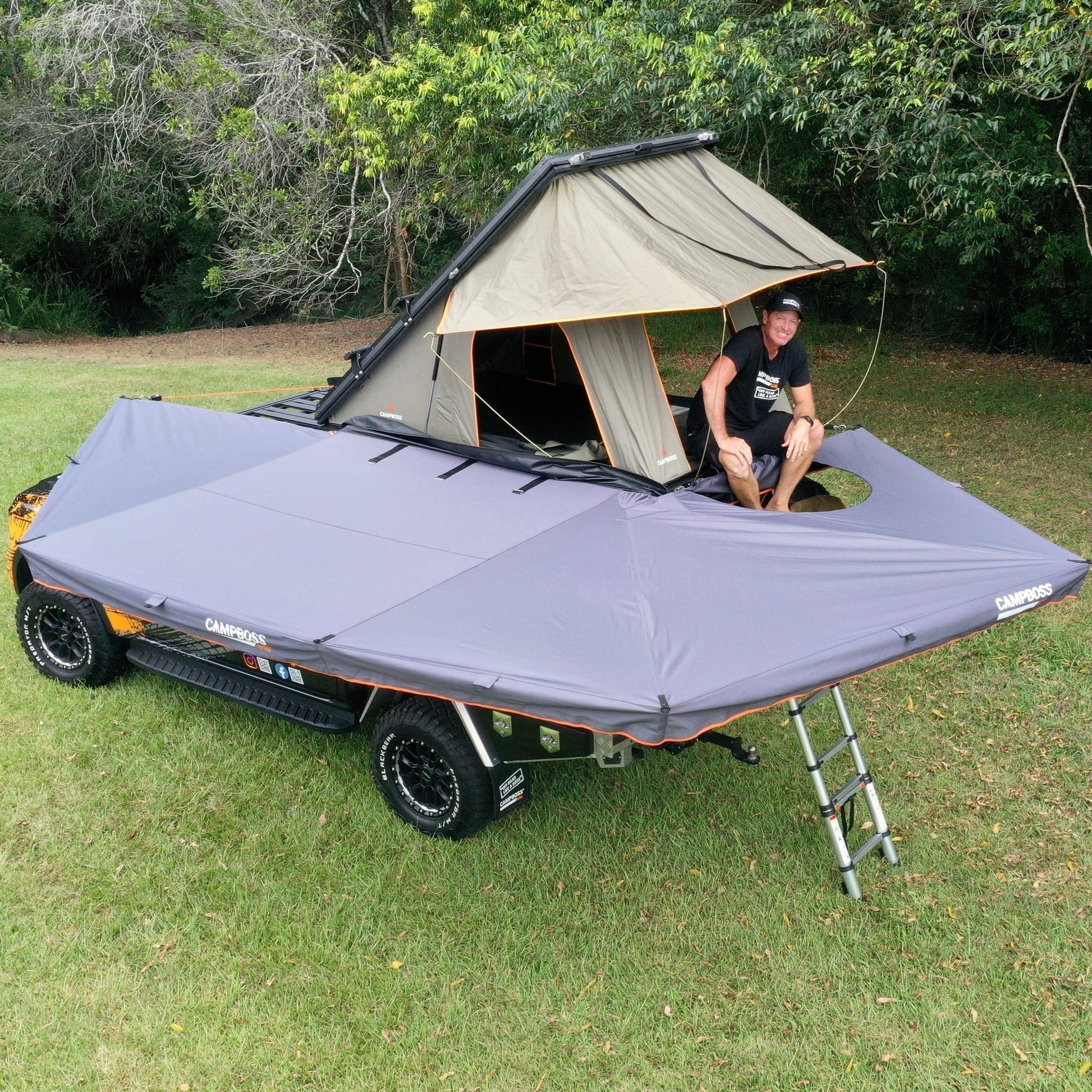Campboss Shadow 270XL Awning – 4WD Central