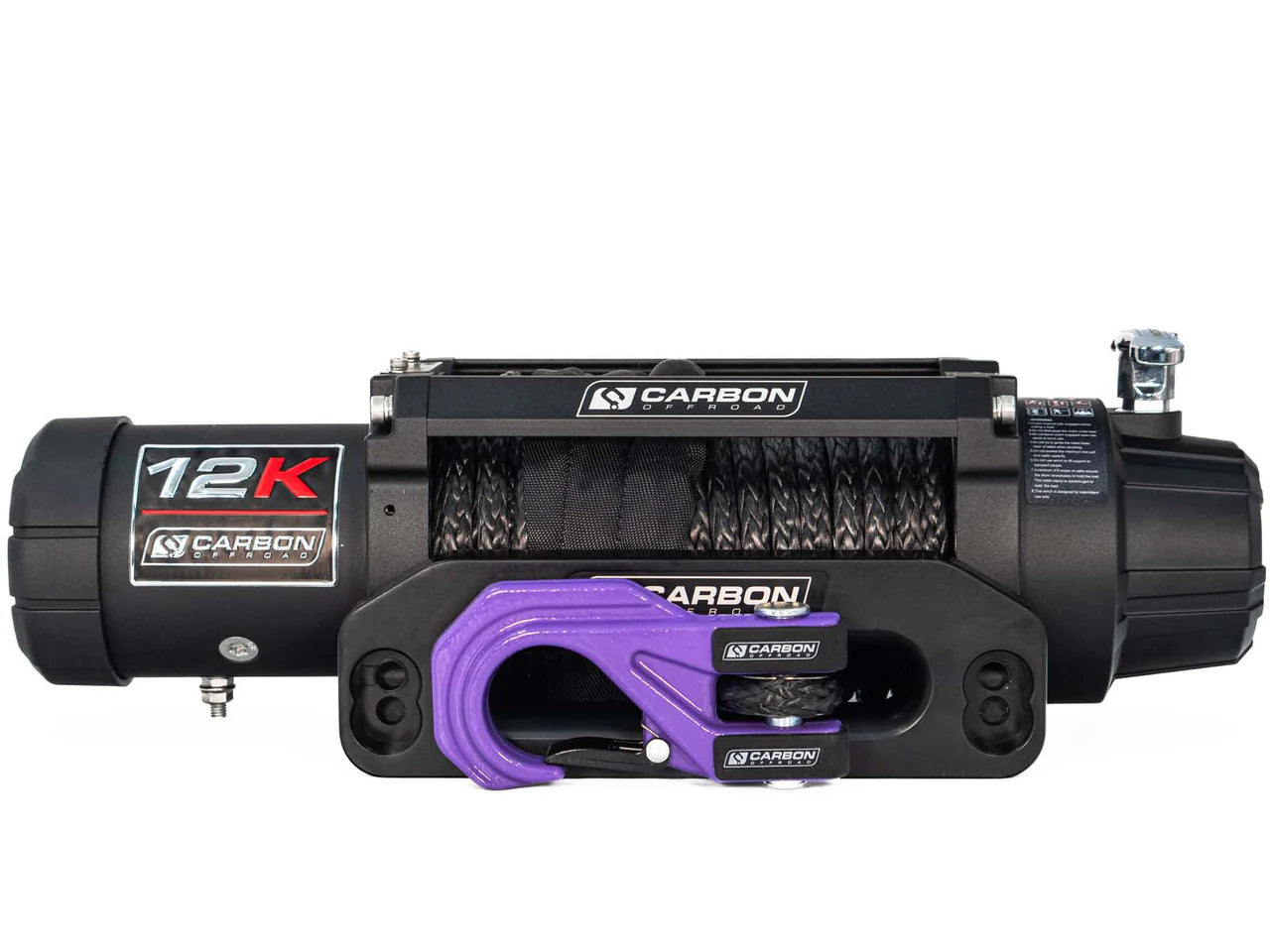 Carbon Offroad Carbon 12K - 12000lb Winch Purple