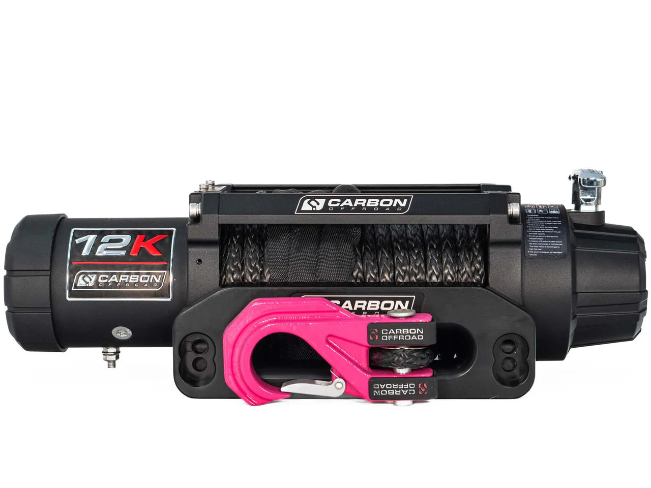 Carbon Offroad Carbon 12K - 12000lb Winch PInk