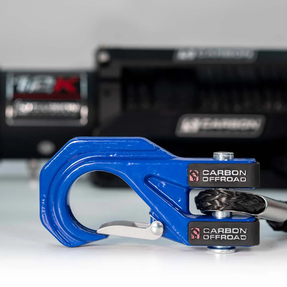 Carbon Offroad Carbon Offroad Mega Pro Winch Hook Blue