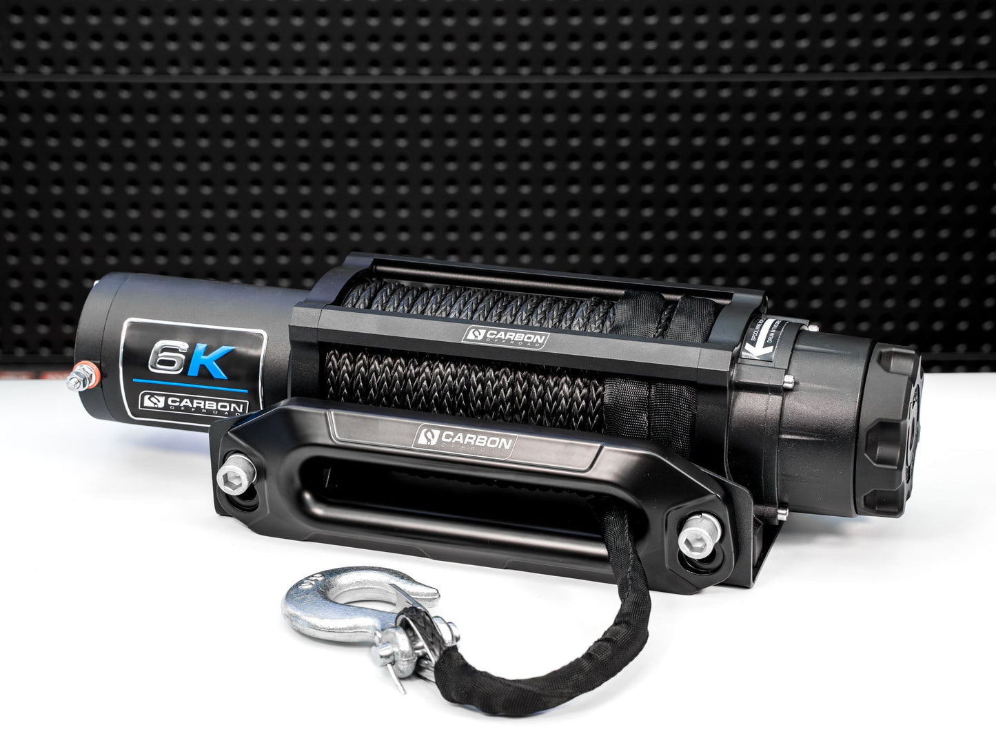 Carbon Offroad Long Drum 6000lb ATV/Small 4X4 Winch - CW - XD6L 3