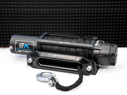 Carbon Offroad Long Drum 6000lb ATV/Small 4X4 Winch - CW - XD6L 3