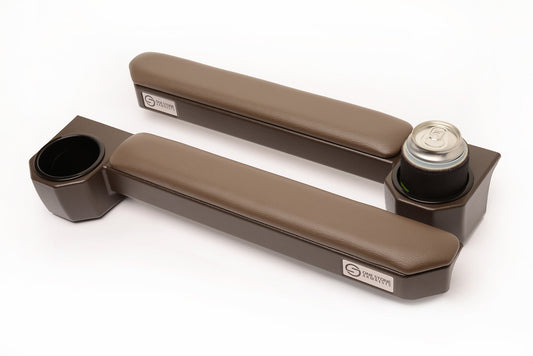 One Stone Armrests 70 Series Landcruiser Armrest: Brown Full set (Front driver + passenger side)