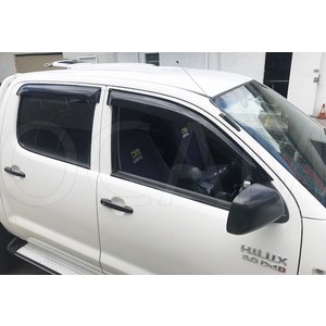 OCAM Weathershields For Toyota Hilux N70 2005-07/2011, Dual Cab SR SR5 Visors