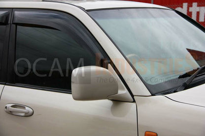 OCAM Weathershields For Toyota Landcruiser 100 105 Series 1998-07 Window Visors
