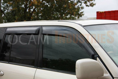 OCAM Weathershields For Toyota Landcruiser 100 105 Series 1998-07 Window Visors