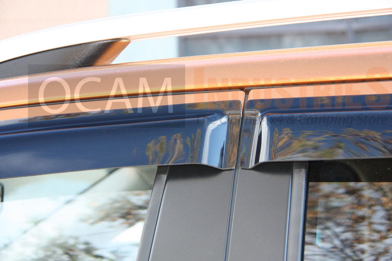 OCAM Weathershields for Nissan Navara NP300 D23 07/2015-2025, 4-pce Window Visors