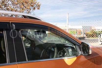 OCAM Weathershields for Nissan Navara NP300 D23 07/2015-2025, 4-pce Window Visors
