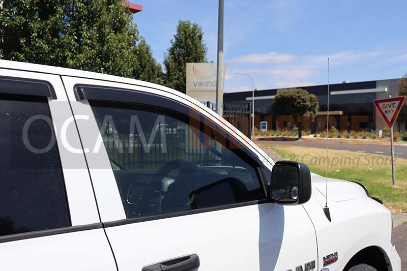 OCAM Weathershields for RAM 1500 DS, 2017-Current, Crew Cab, Window Visors
