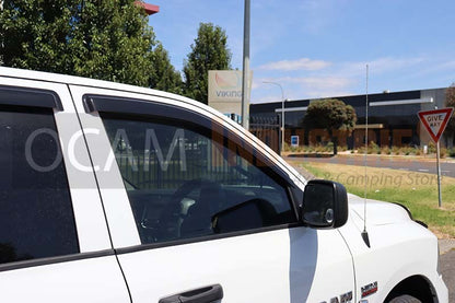 OCAM Weathershields for RAM 1500 DS, 2017-Current, Crew Cab, Window Visors