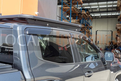 OCAM Weathershields for Mitsubishi Triton Next Generation MV 02/2024 Dual Cab Window Visors