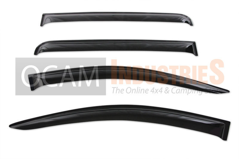 OCAM Weathershields for Mitsubishi Triton Next Generation MV 02/2024 Dual Cab Window Visors