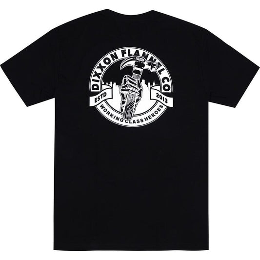 Dixxon Working Class Hammer Black Tee