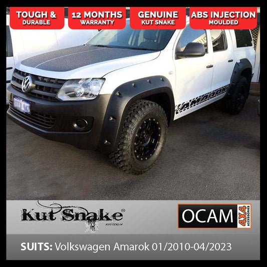 Kut Snake Flares Front & Rear Set for Volkswagen Amarok 01/2010-04/2023 ABS Full Set (Code #37)