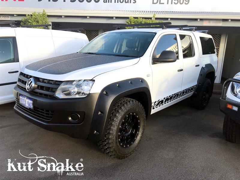Kut Snake Flares Front & Rear Set for Volkswagen Amarok 01/2010-04/2023 ABS Full Set (Code #37)