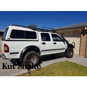 Kut Snake Flares Front & Rear Set for Holden Rodeo RA 2007-2008 ABS (Code #58/58)