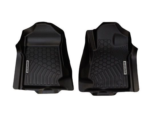 Brown Davis Driver & Passenger 4WD Floor Mats - Nissan Patrol Y62 (2013+)