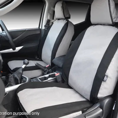 MSA Seat Covers, MAZDA BT50 SERIES 2 DUAL CAB XTR/FREESTYLE 06/18-09/2020 FRONT TWIN BUCKETS (AIRBAG), D/ONLY LUMBAR