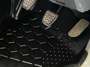 Brown Davis Driver & Passenger 4WD Floor Mats - Nissan Patrol Y62 (2013+)