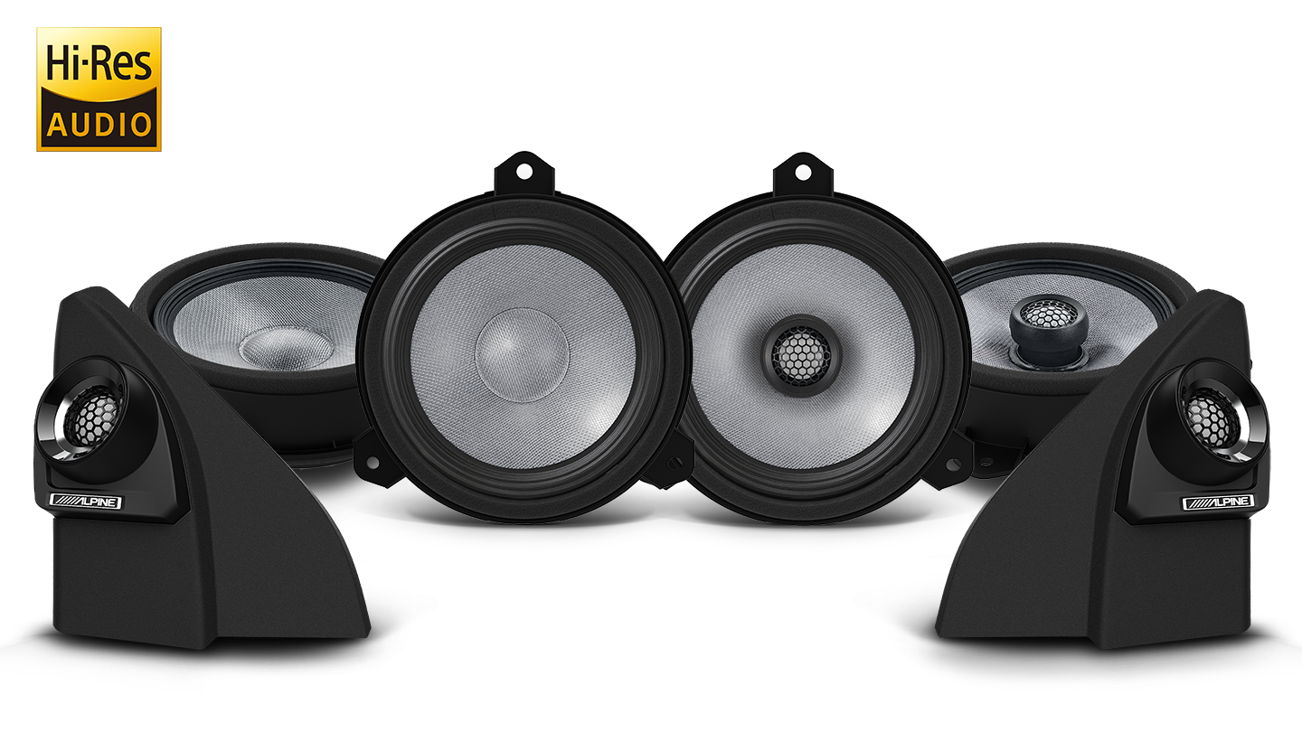 Alpine R2-Series 6.5" 2-Way Premium Speaker System Upgrade